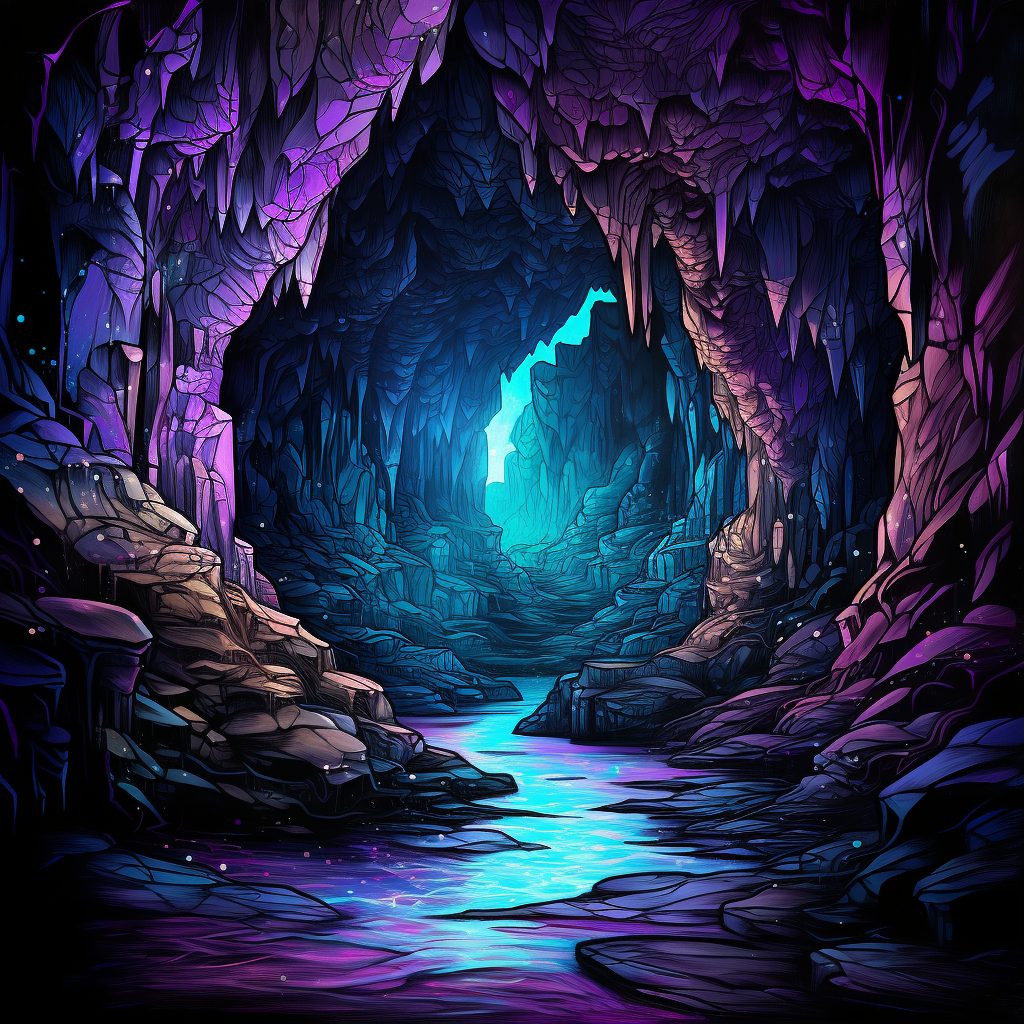 A room background from the game The Dripstone Caverns